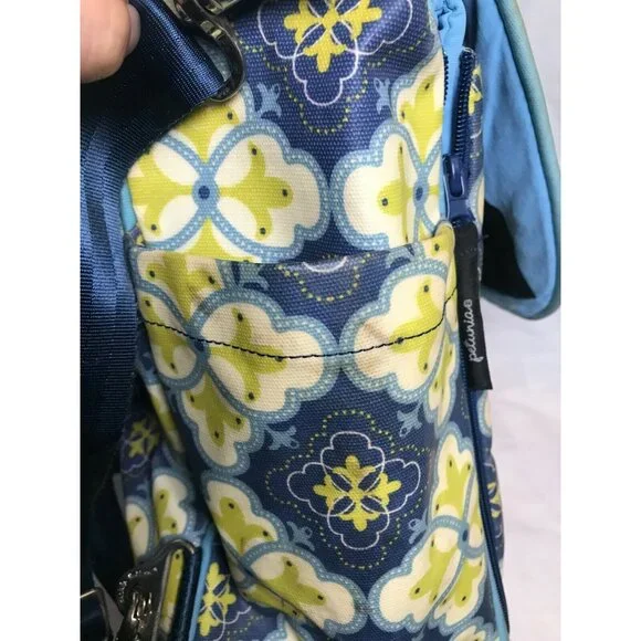 Petunia Pickle Bottom Diaper Majestic Murano Boxy Bag Backpack w/ Valet Clips - Picture 4 of 10